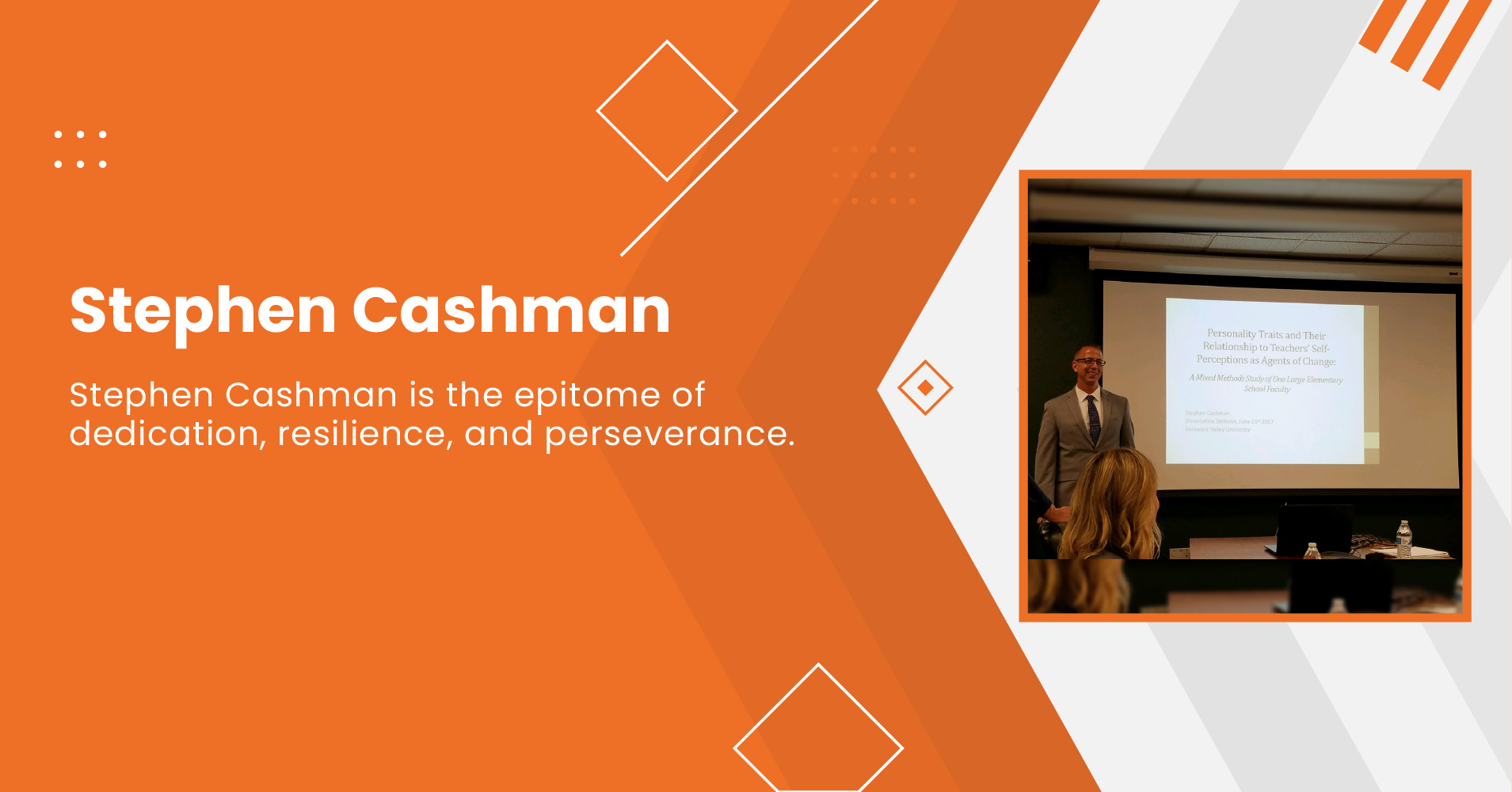 Stephen Cashman on the seminar